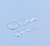 10 PCS Round Blank Transparent Glass Cabochons-From 8mm to 30mm-B101