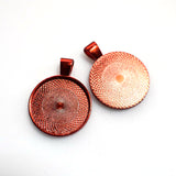 10PCS 25mm Round Cabochon Base Settings 7 Colors Available-B2002