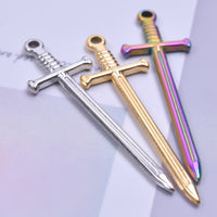 2PCS Sword Charms,Stainless Steel 3 Colors Available-SS1061