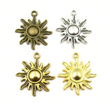 10PCS Sun Charms,4 Colors Available-RS497