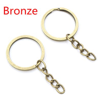 10PCS Key Rings,6 Colors Available-GS017