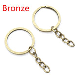 10PCS Key Rings,6 Colors Available-GS017