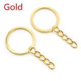 10PCS Key Rings,6 Colors Available-GS017