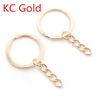 10PCS Key Rings,6 Colors Available-GS017