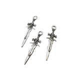 20PCS Little Sword Charms,Double Sided 3 Colors Available-RS1367