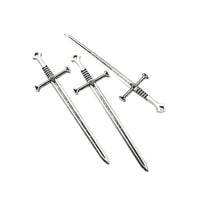 6PCS Big Sword Charms,Double Sided 4 Colros Available-RS9083