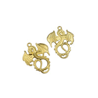 10PCS Dragon Charms,4 Colors Available-RS229