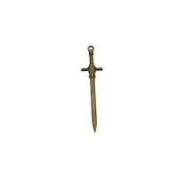 12PCS Sword Charms,3 Colors Available Double Sided-RS1333