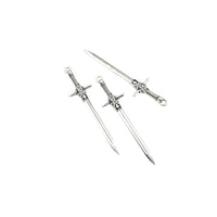 12PCS Sword Charms,3 Colors Available Double Sided-RS1333