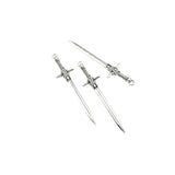 12PCS Sword Charms,3 Colors Available Double Sided-RS1333