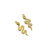 12PCS Snake Charms,4 Colors Available-RS408