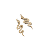 12PCS Snake Charms,4 Colors Available-RS408