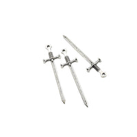 8PCS Sword Charms,Double Sided 5 Colors Available-RS9083S