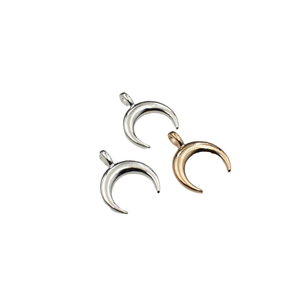 20PCS Moon Charms,2 Colors Available-RS1409