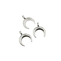 20PCS Moon Charms,2 Colors Available-RS1409