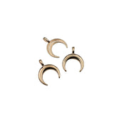 20PCS Moon Charms,2 Colors Available-RS1409