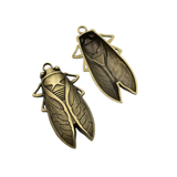 4PCS Big Cicada Charms,3 Colors Available-RS135