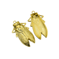 4PCS Big Cicada Charms,3 Colors Available-RS135