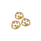 6PCS Enamel Cat and Star Charms,3 Colors Available-RS1023