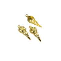 12 Bird Skull Charms,3 Colors Available-RS1353