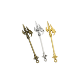 8PCS Halberd Charms,Double Sided 3 Colors Available-RS1378