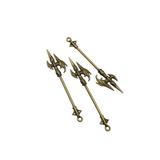 8PCS Halberd Charms,Double Sided 3 Colors Available-RS1378