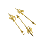 8PCS Halberd Charms,Double Sided 3 Colors Available-RS1378