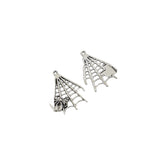 10PCS Spider Web Charms,2 Colors Availble-RS1387