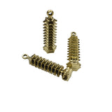 4 Tower Charms,Antique Bronze Tone,3D Charms-RS1393