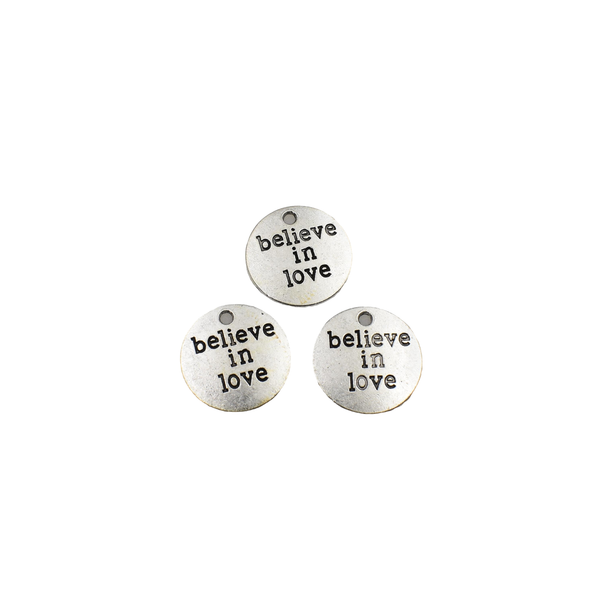 10PCS Round Tags-Believe In Love!-RS1413