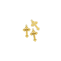 15Pcs 25x15mm Cross Charms,3 Colors Available-RS1417