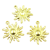 10PCS Sun Charms,4 Colors Available-RS497