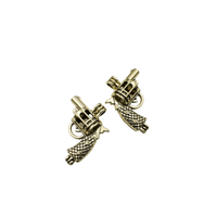 2PCS Pistol Cage Pendants,4 Colors Available-TS083