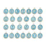 A set of letters,Double Sided Enamel Charms,8 Colors Available-RS1213