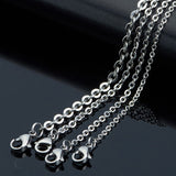 2 Finished Stainless Steel Chains,3 Sizes Available-CS058