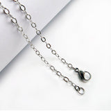 2 Finished Embossing Stainless Steel Chains-CS062