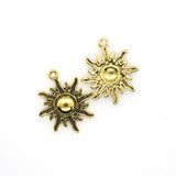 10PCS Sun Charms,3 Colors Available-RS497