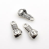 10PCS Boxing Gloves Charms,2 Colors Available 3D-RS461