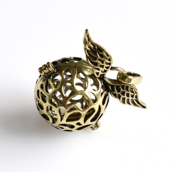 1PCS Apple Cage Pendants,Antique Bronze Tone-TS028