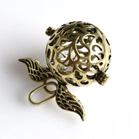 1PCS Apple Cage Pendants,Antique Bronze Tone-TS028