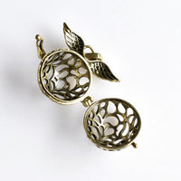 1PCS Apple Cage Pendants,Antique Bronze Tone-TS028