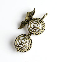 1PCS Apple Cage Pendants,Antique Bronze Tone-TS028