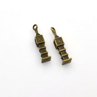 15PCS Clock Tower Charms,3 Colors Available 3D-RS517