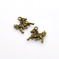 20PCS Horse Charms,Antique Bronze Tone-RS387