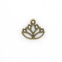 30PCS Lotus Charms,2 Colors Available-RS948