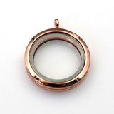 1PCS Round Floating locket Pendant,3 Colors Availabe-TS006S