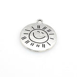 8PCS Big Sun Charms,Sun Face Pendants Antique Silver Tone-RS1138