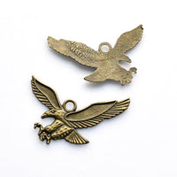 10PCS Eagle Charms,Antique Bronze Tone-RS1125