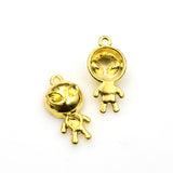 10PCS Alien Charms,3 Colors Available 3D-RS1269