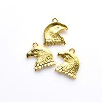 20PCS Detailed Eagle Head Charms,3 Colors Available-RS442